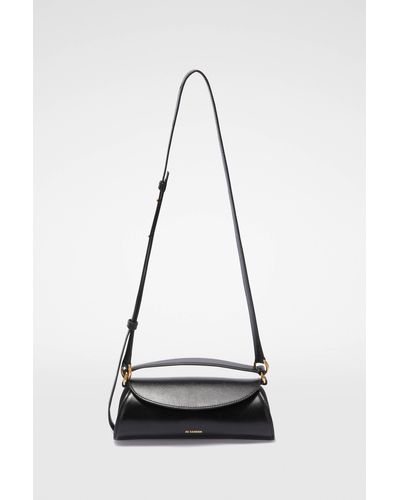 Jil Sander Cannolo Handle Mini - Black