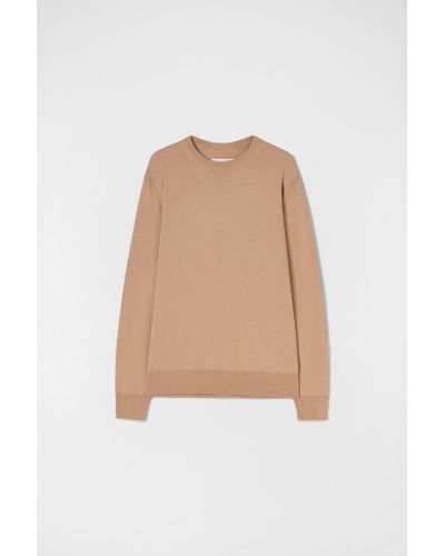 Jil Sander Midweight Crew-neck Jumper - Natural