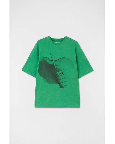 Jil Sander Printed T-shirt - Green