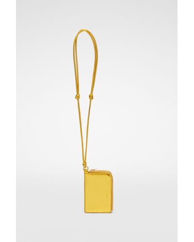 Jil Sander Envelope Necklace - Yellow
