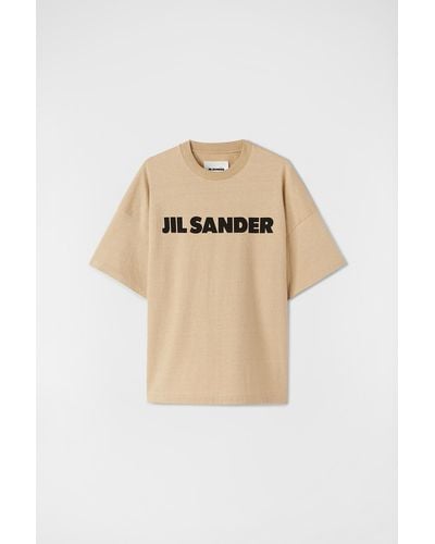 Jil Sander Logo T-shirt For Male - White