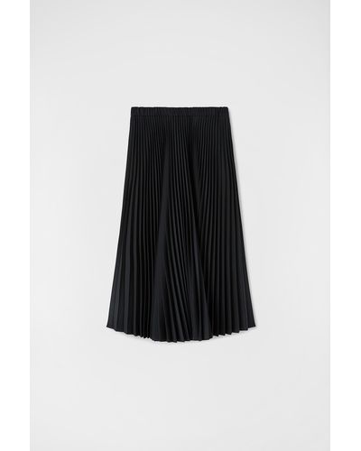 Jil Sander Pleated Skirt For Female - Black