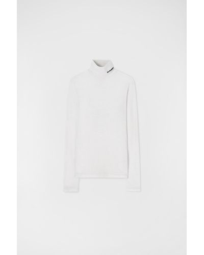Jil Sander High-neck T-shirt - White