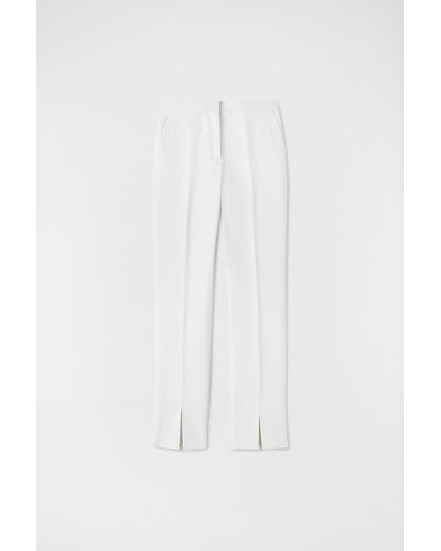 Jil Sander Tailored Pants - White