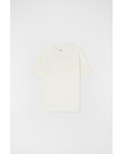 Jil Sander Shirt mit rundhalsausschnitt - Weiß