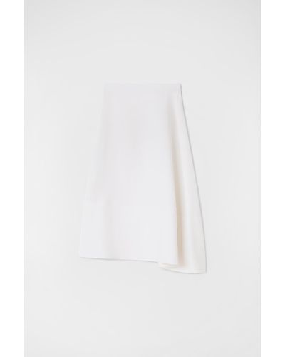 Jil Sander Asymmetrical Skirt For Female - White