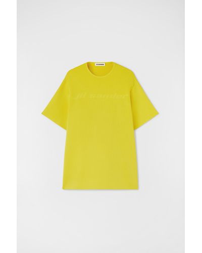 Jil Sander Strick-t-shirt - Gelb