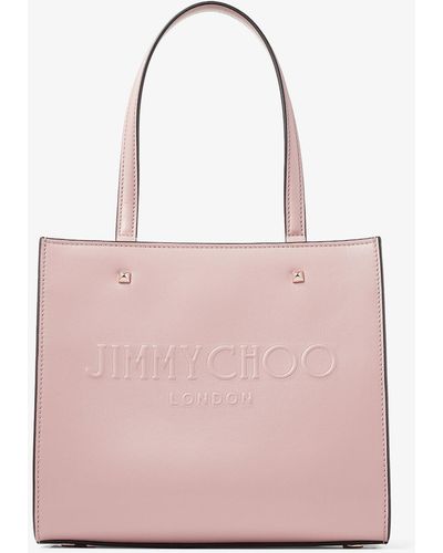 Jimmy Choo Avenue Tote Bag/m Macaron/light Gold One Size - ピンク