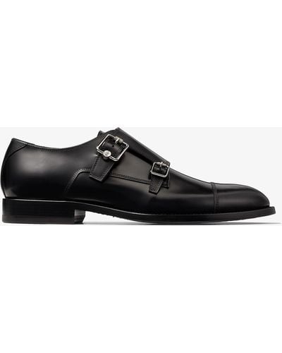 Jimmy Choo Finnion monkstrap - Noir