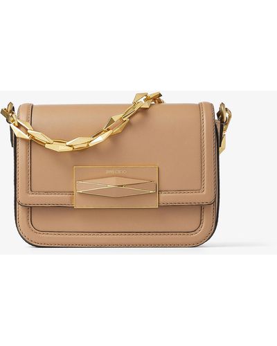 Jimmy Choo Diamond Crossbody Biscuit/gold One Size - ブラウン