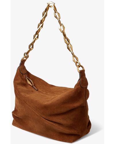 Leather Hobo Shoulder Bag : Black Hair Calf and Suede Leather – Town &  Shore Handcrafted