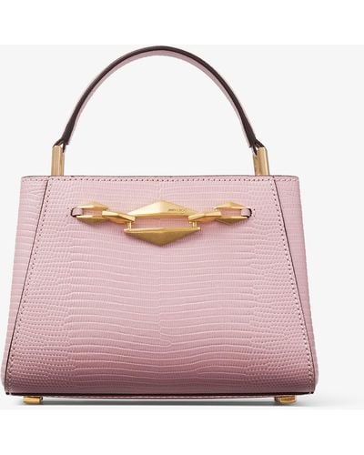 Jimmy Choo Diamond Link Top Handle/s Rose/gold One Size - ピンク