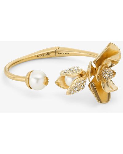 Jimmy Choo Petal Cuff - Natural