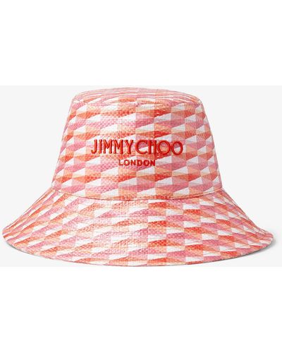 Jimmy Choo Patterned Hat 'Catalie' - Multicolor