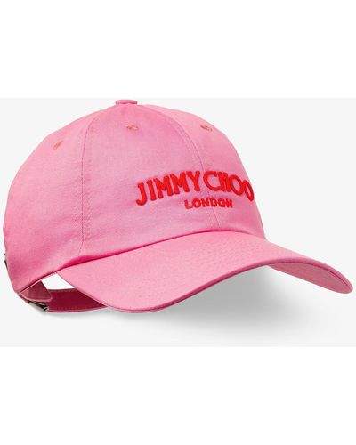 Jimmy Choo Cap With A Visor - Pink