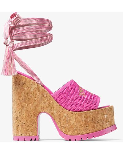 Jimmy Choo Wedge sandals for Women | Black Friday Sale & Deals up to 75%  off | Lyst