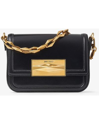 Jimmy Choo Diamond Crossbody Black/gold One Size - ブルー