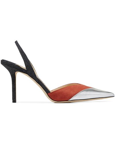 Jimmy Choo Thia 85 Panelled Leather Courts - Multicolour