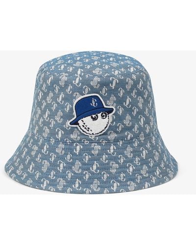 Jimmy Choo / malbon bucket hat - Blau
