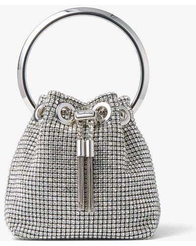 Jimmy Choo Micro Bon Bon Silver One Size - メタリック