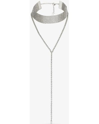 Jimmy Choo Saeda necklace - Blanc