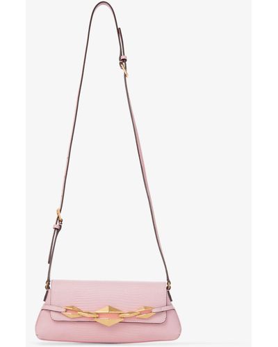 Jimmy Choo Diamond Shoulder East-west S Rose/gold One Size - ピンク