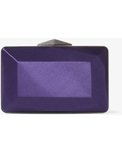 Jimmy Choo Diamond Box Clutch - Purple