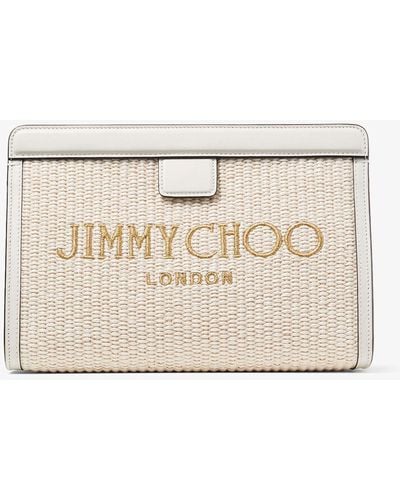 Jimmy Choo Avenue pouch - Neutre