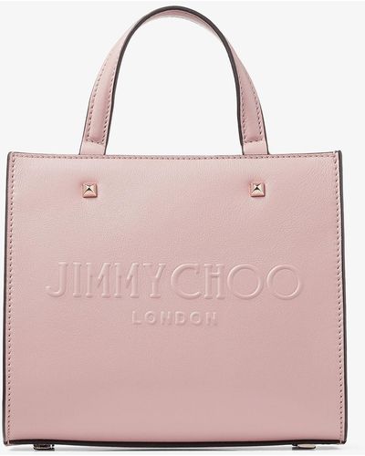 Jimmy Choo Avenue Tote Bag/s Macaron/light Gold One Size - ピンク