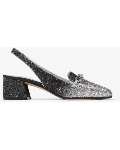 Jimmy Choo Diamond Tilda Sling Back 45 - Grey