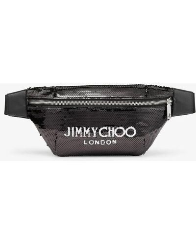 Jimmy Choo Finsley Black/white/silver One Size - ブラック