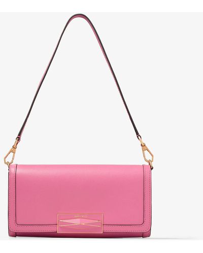 Jimmy Choo Diamond Mini Shoulder Candy Pink/gold One Size - ピンク