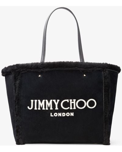 Jimmy Choo Avenue Tote Bag - Black