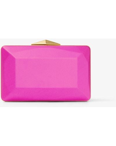 Jimmy Choo Diamond Box Clutch - Pink