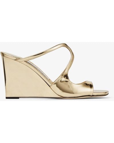 Jimmy Choo Anise wedge 85 - Métallisé