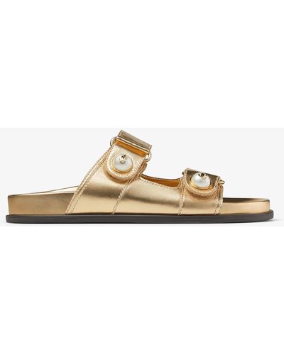 Jimmy Choo Fayence Sandal - Natural