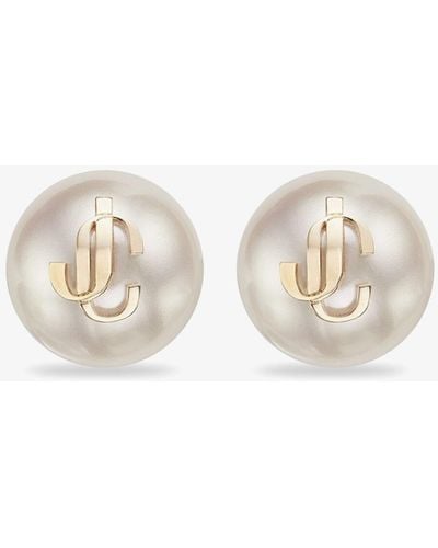 Jimmy Choo Jc pearl studs - Mehrfarbig