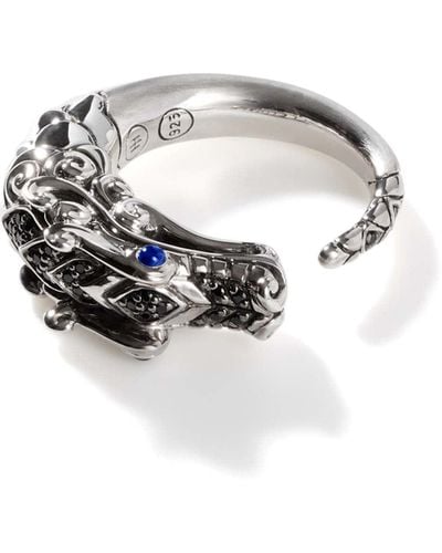 John Hardy Legends Naga Open Band Ring In Sterling Silver - White
