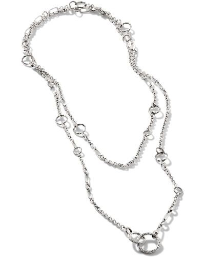 John Hardy Palu Sautoir Necklace In Sterling Silver, 60 - Metallic