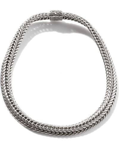 John Hardy Kami Chain Necklace In Sterling Silver - Metallic