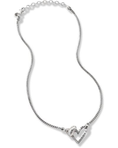 John Hardy Manah Pendant Necklace In Sterling Silver, 16/18 - Metallic