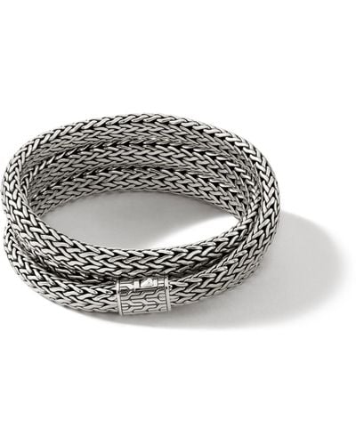 John Hardy Classic Chain Bracelet - Hook Clasp in Silver - Medium
