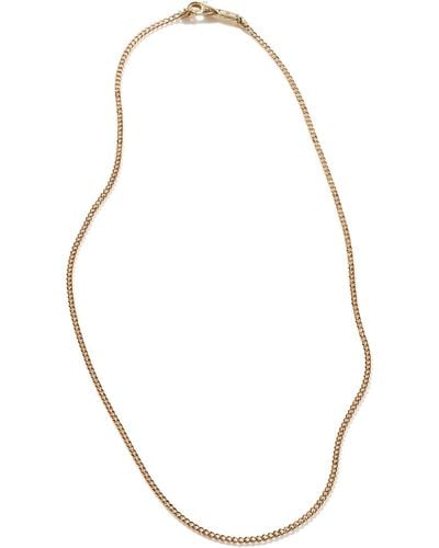John Hardy Curb Chain Necklace, 2mm In 18k Yellow Gold, 26 - Metallic
