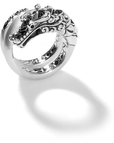 John Hardy Naga Ring In Sterling Silver - Metallic