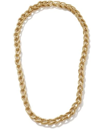 John Hardy Surf Necklace, 7mm In 18k Yellow Gold - Metallic