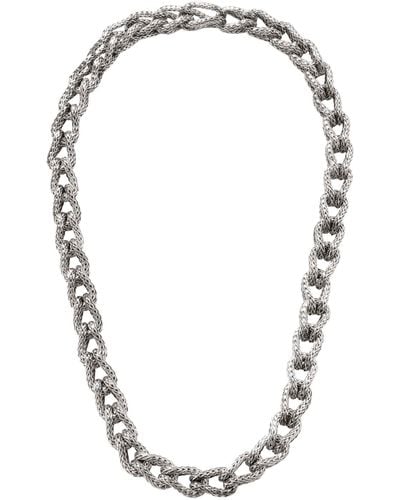 John Hardy Surf Necklace, 10.5mm In Sterling Silver, 18 - Metallic
