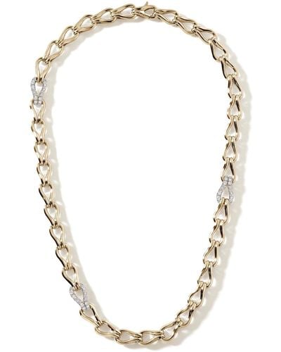 John Hardy Surf Necklace, 8.5mm In 14k Yellow Gold, 18 - Metallic