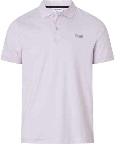 Calvin Klein Slim Fit Polo Shirt - White