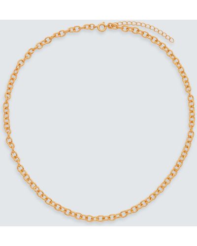 John Lewis Rolo Chain Necklace - Metallic