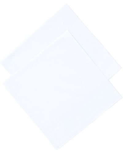 John Lewis Supersize Handkerchiefs - White